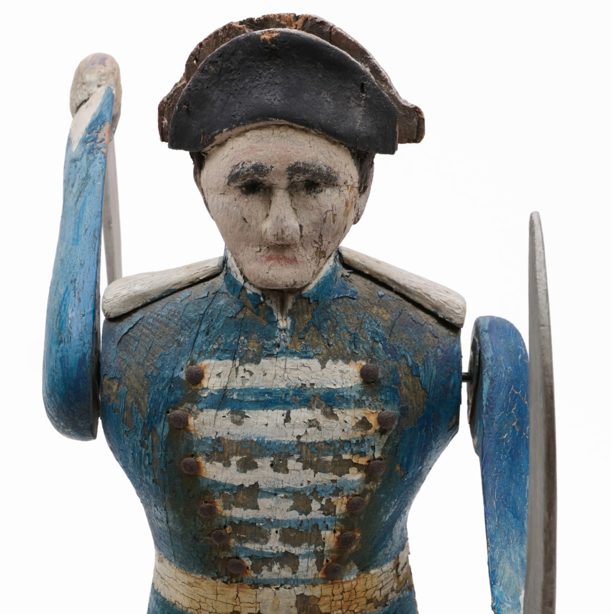 American Military Officer Whirligig An Important Example of Nineteenth-Century American Folk Sculpture