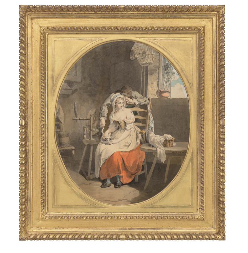 Francis Wheatley, R.A. 1786 Pencil,pen and gray ink and watercolor