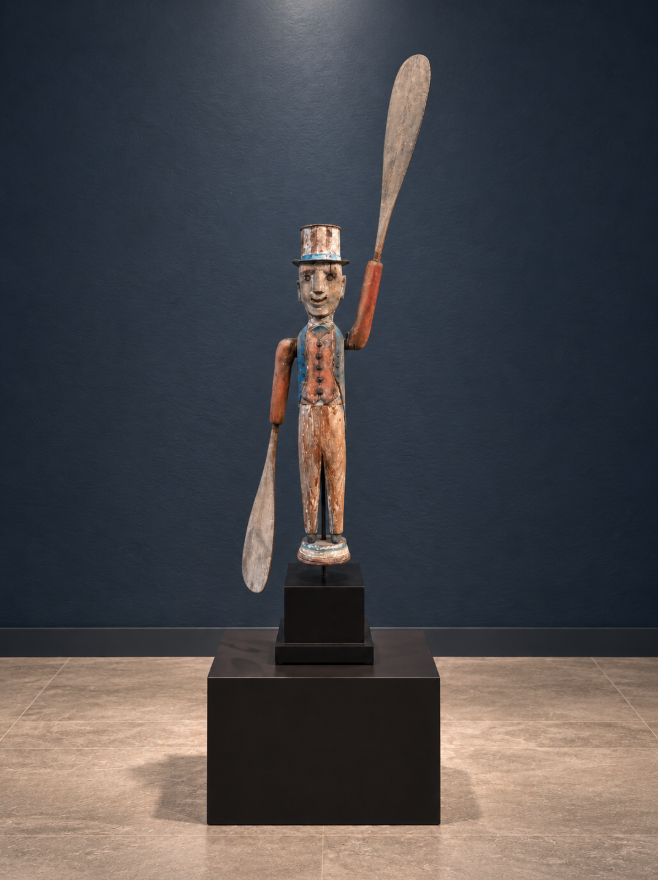 Uncle Sam Whirligig American, probably New England or New York State Late 19th century, circa 1880–1900