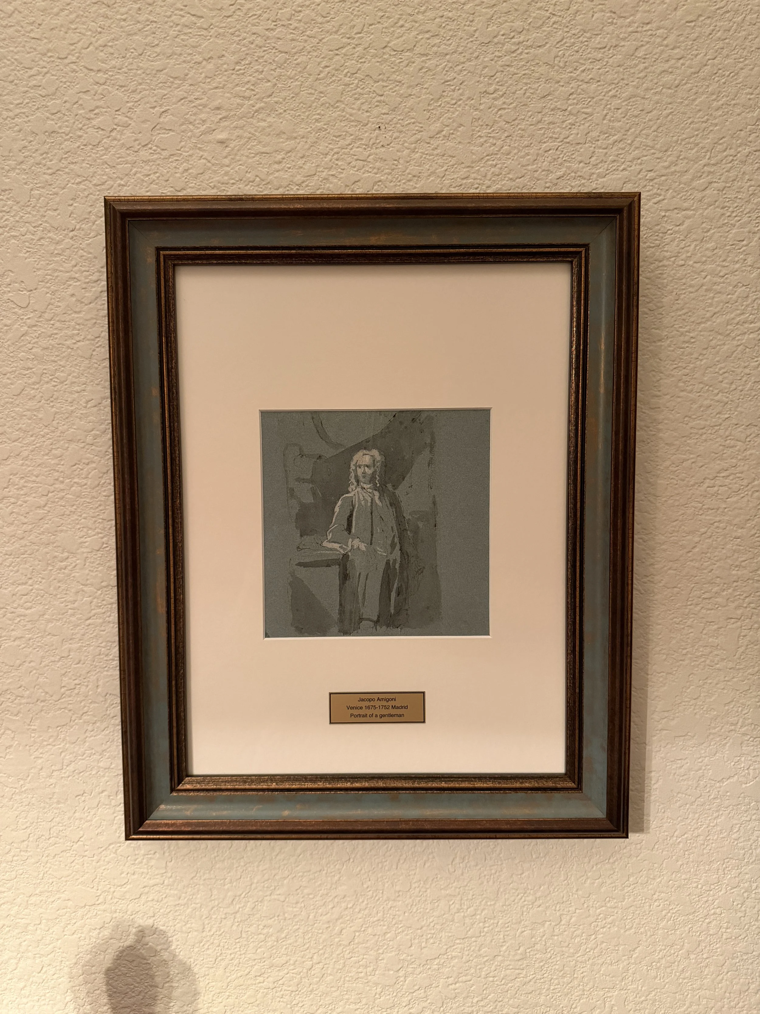 An Eighteenth-Century Portrait Drawing from the Circle of Jacopo Amigoni (Italian, active early 18th century) Portrait of a Gentleman Circa 1730–1735