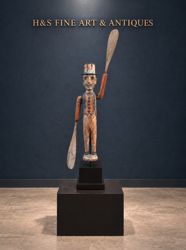 Uncle Sam Whirligig American, probably New England or New York State Late 19th century, circa 1880–1900
