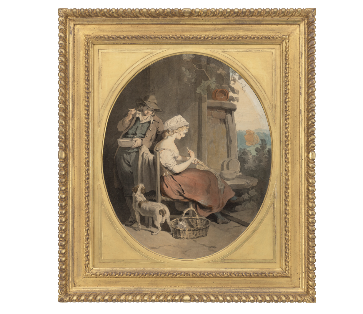 Francis Wheatley, R.A. 1786 Pencil,pen and gray ink and watercolor