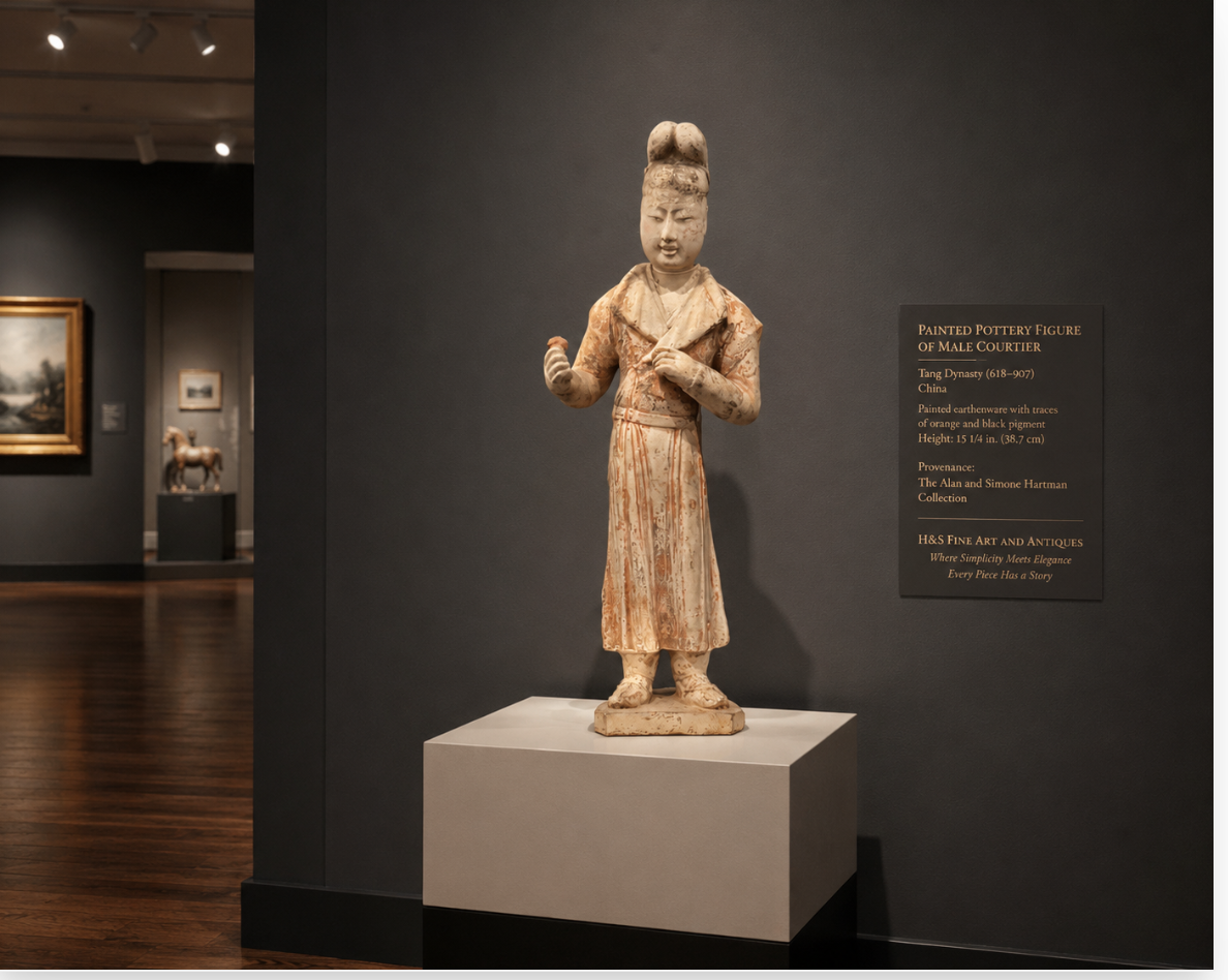Figure of Male Courtier, Tang Dynasty