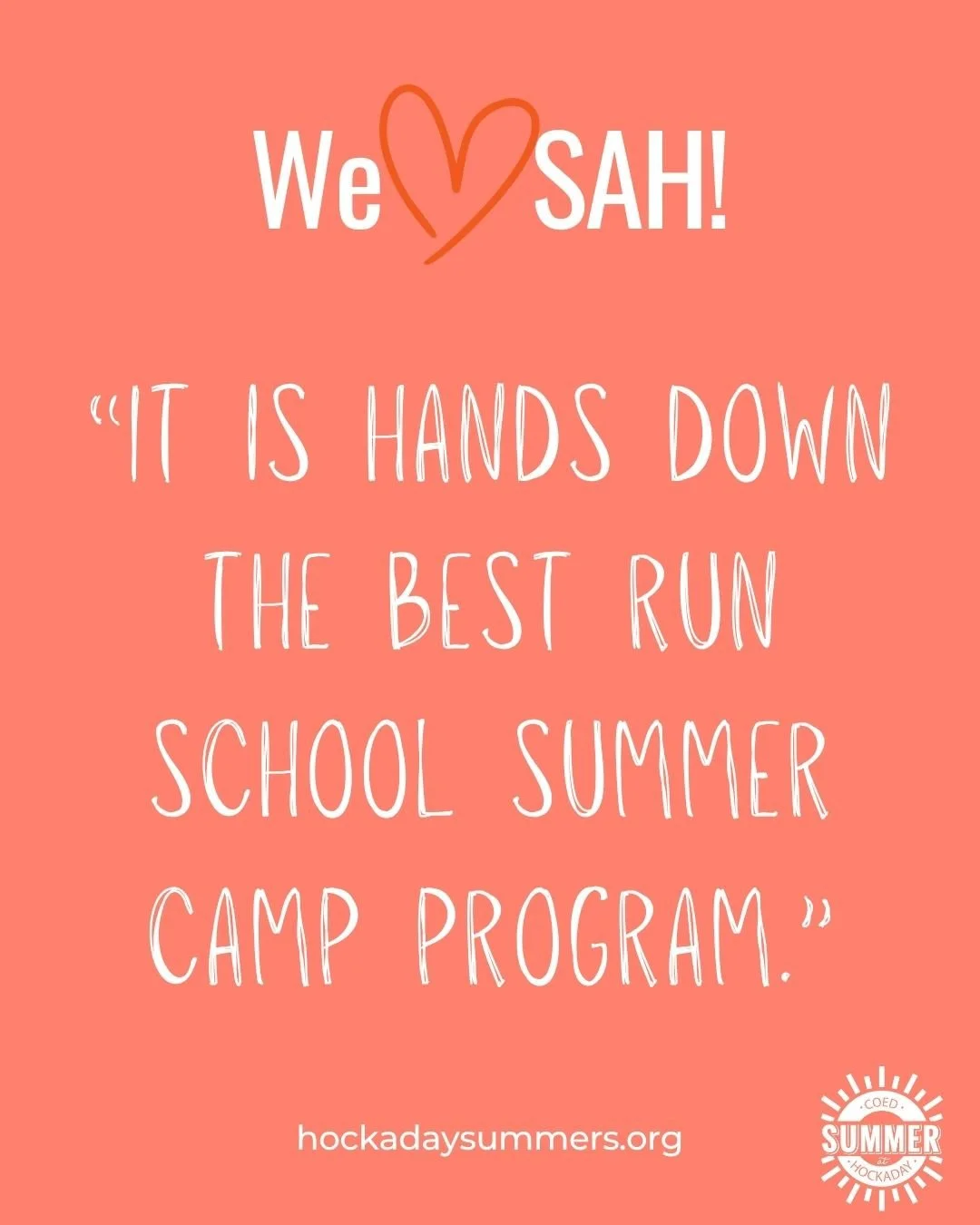 We 💚 our campers!⁠
⁠
#SummerAtHockaday #HockadayCamps #DallasSummerCamp #CoedCampFun #BestSummerEver #CampTestimonials #ParentTestimonial #CamperLove #CampFamily #CampMemories #CampCommunity #HappyCampers #DallasMoms #DallasFamilies #CampStories #Wh