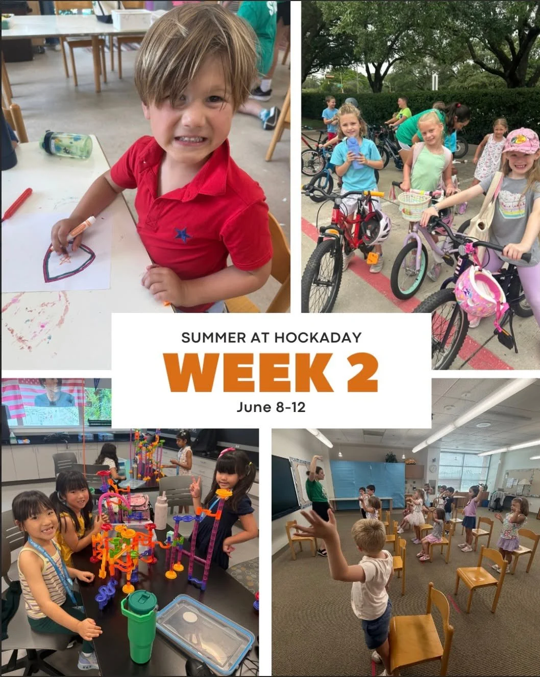 Week 2 is here! ⭐️

Kaleidoscope Day Camp is underway and there is no shortage of fun! 🤗

Plus, from the kitchen to the keyboard to the comic book page, all of our campers are diving into new adventures. 🥪

We love watching their creativity come to