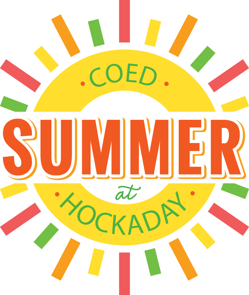 Colorful logo with the text "Summer at Hackaday" and a semi-circular design elements in red, green, yellow, and orange around it.