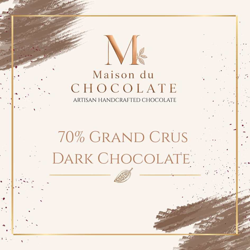 70% Dark Chocolate Grand Cru Bar - 80g