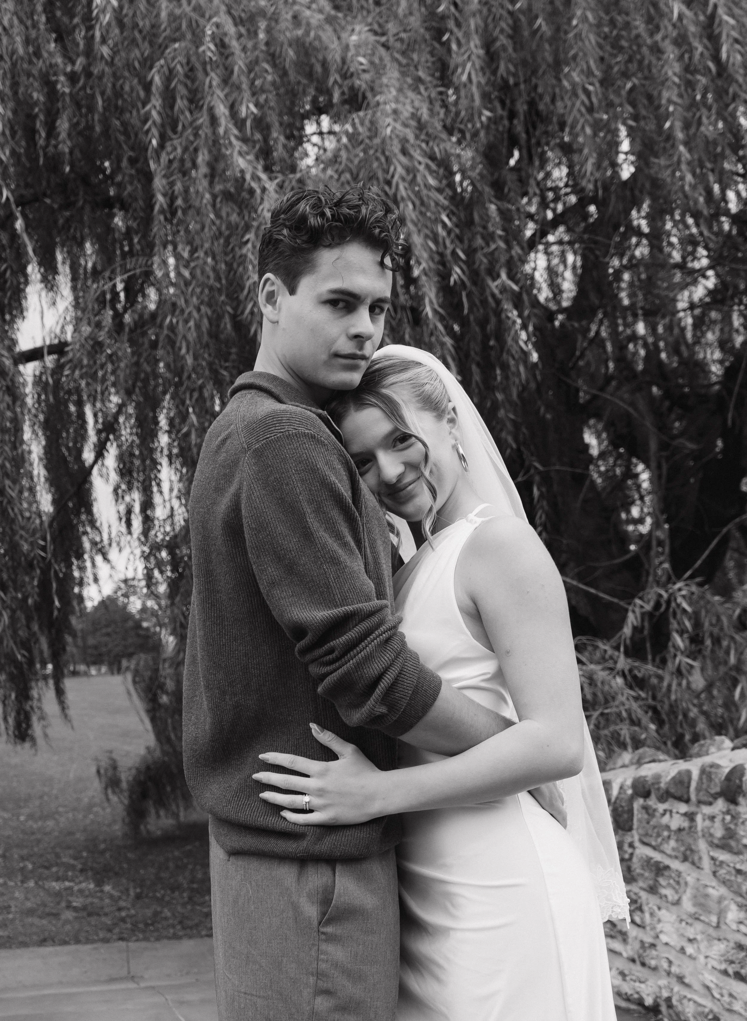 Elopement photography in Upper Onondaga Park, Syracuse New York