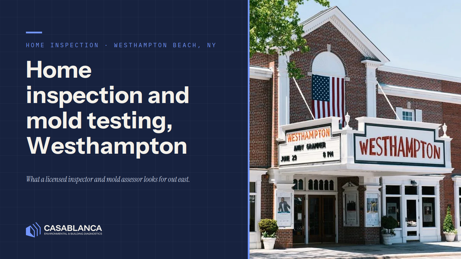Complete Home Inspection &amp; Mold Testing in Westhampton Beach, NY