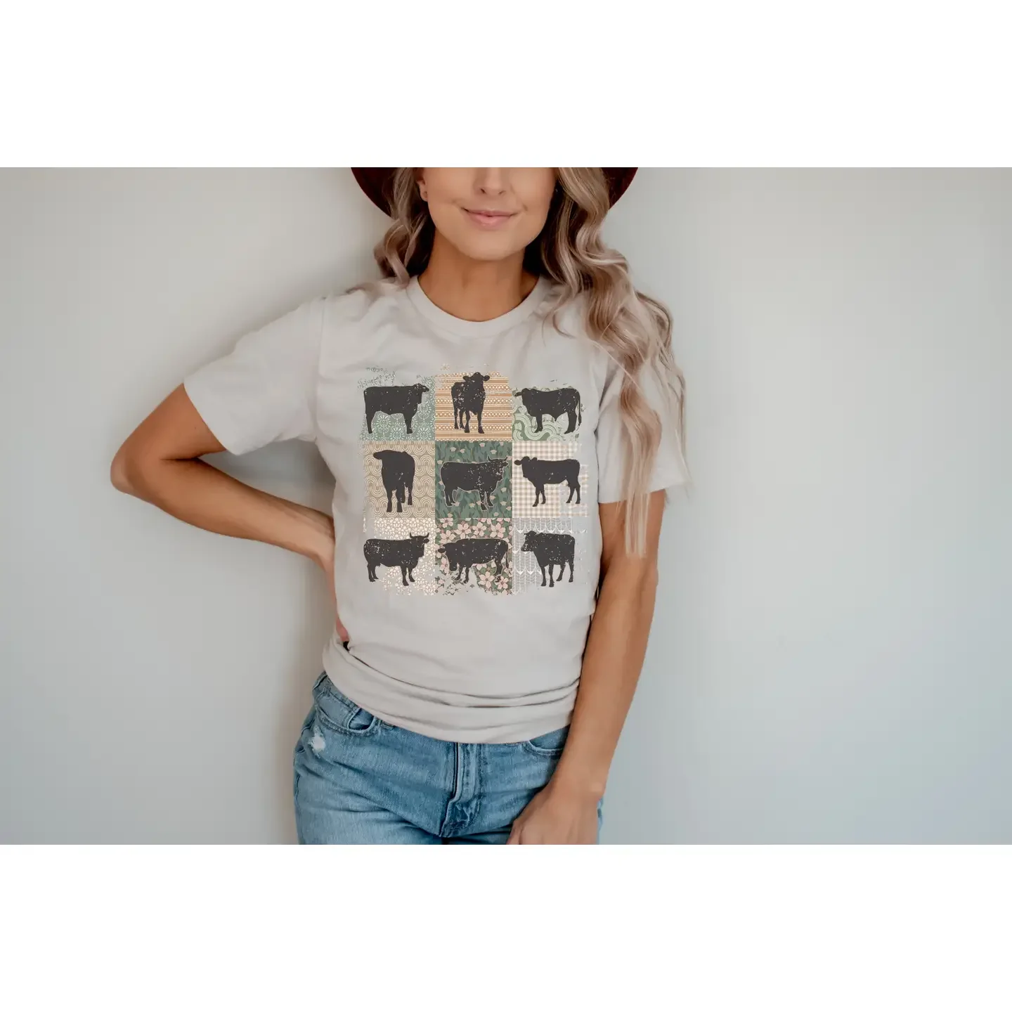 Retro Cow Tee