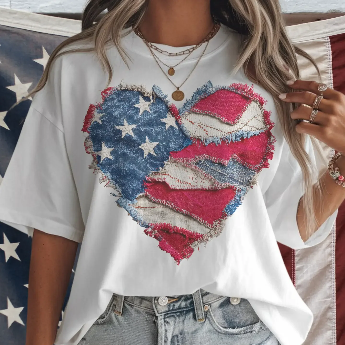 Patriotic Heart Tee