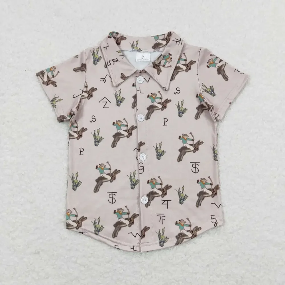 Rodeo Bunny Button Up