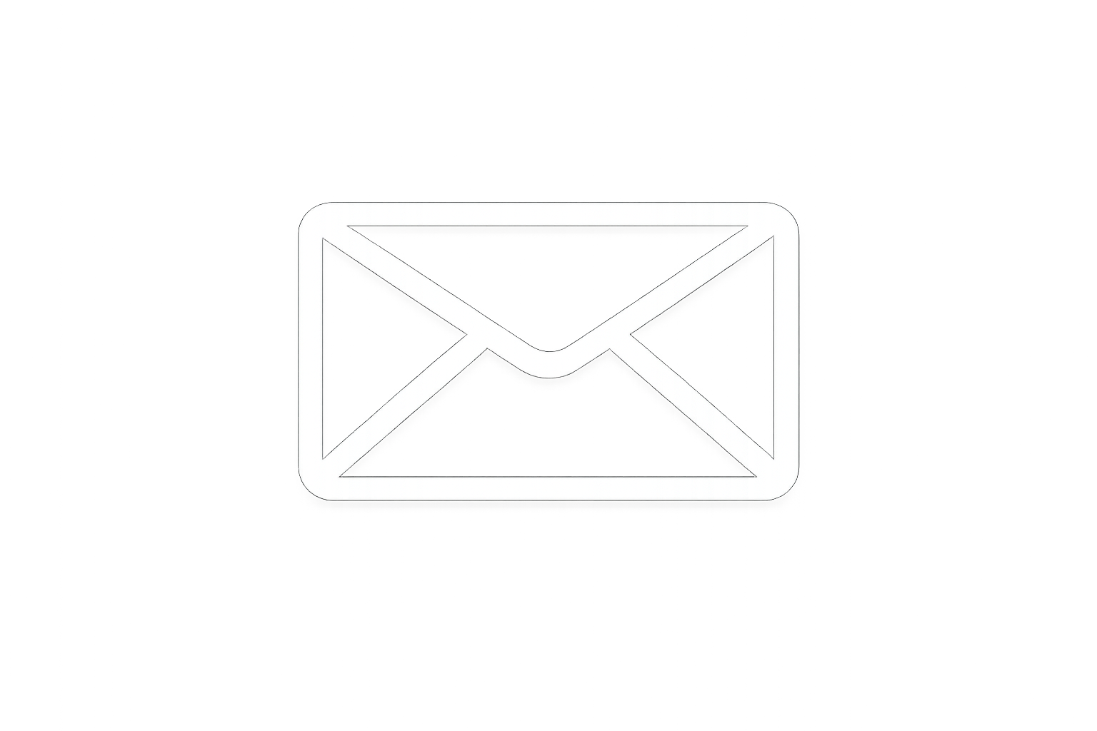 Icon of a closed envelope representing email or messaging.