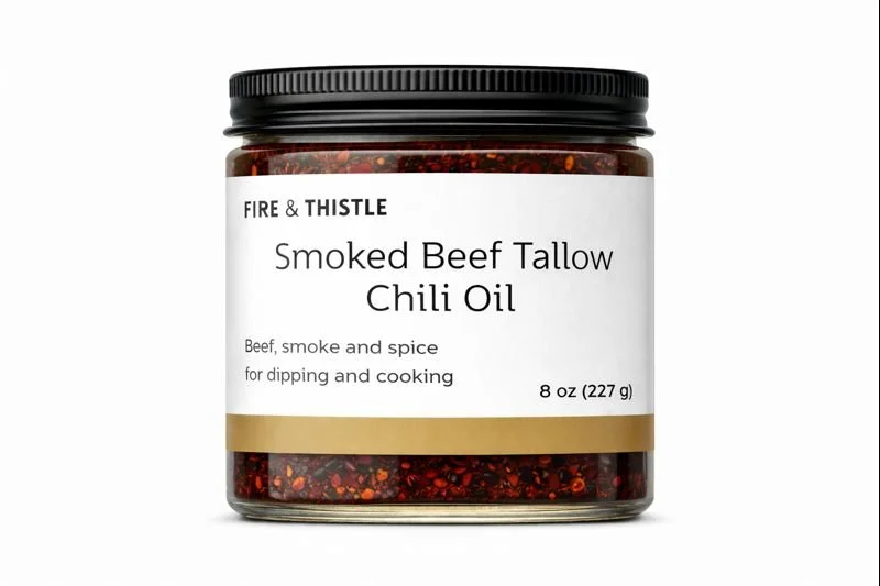 Smoked Beef Tallow Chili Oil