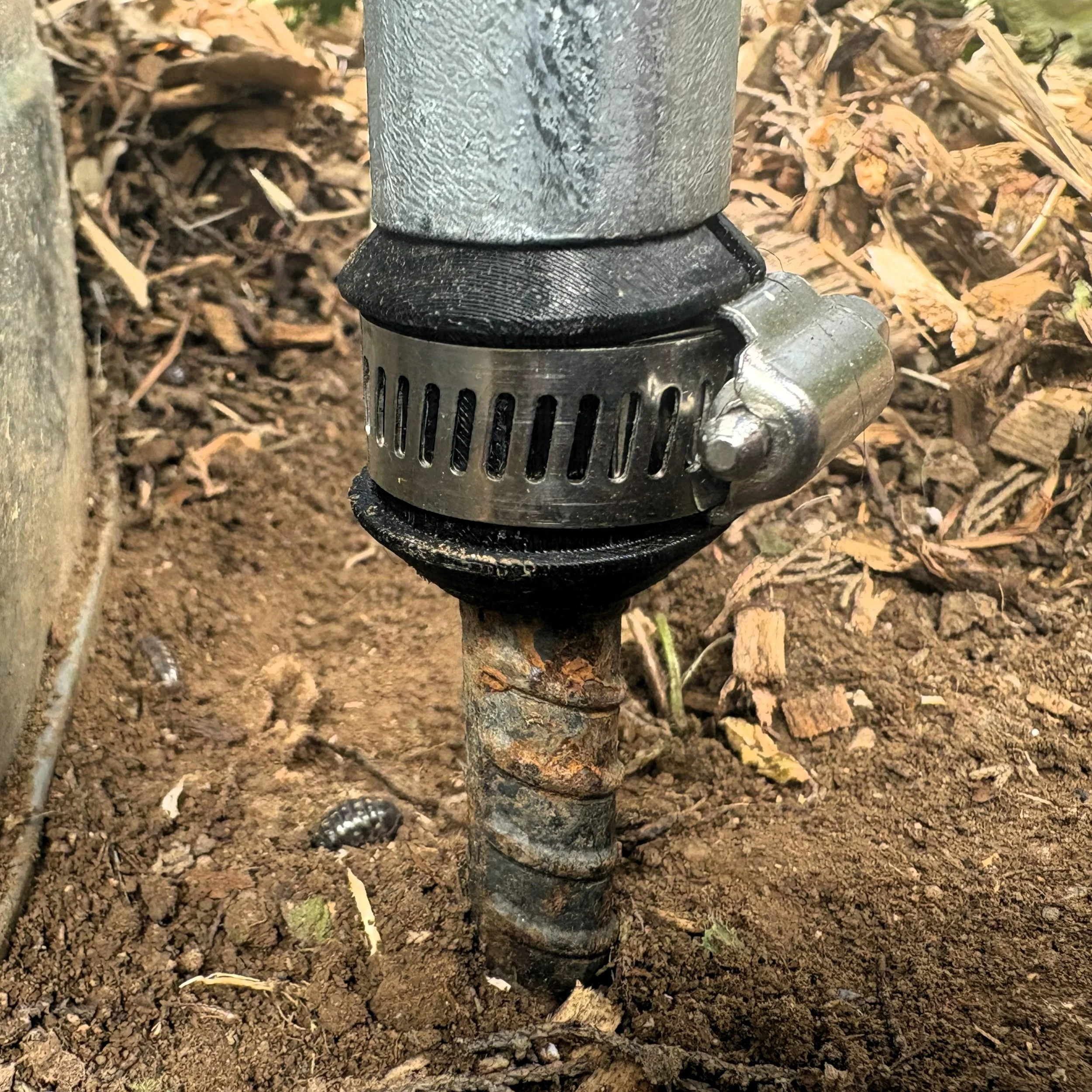 Rebar Spacer for 3/4″ EMT Trellis Legs - Free PIY File