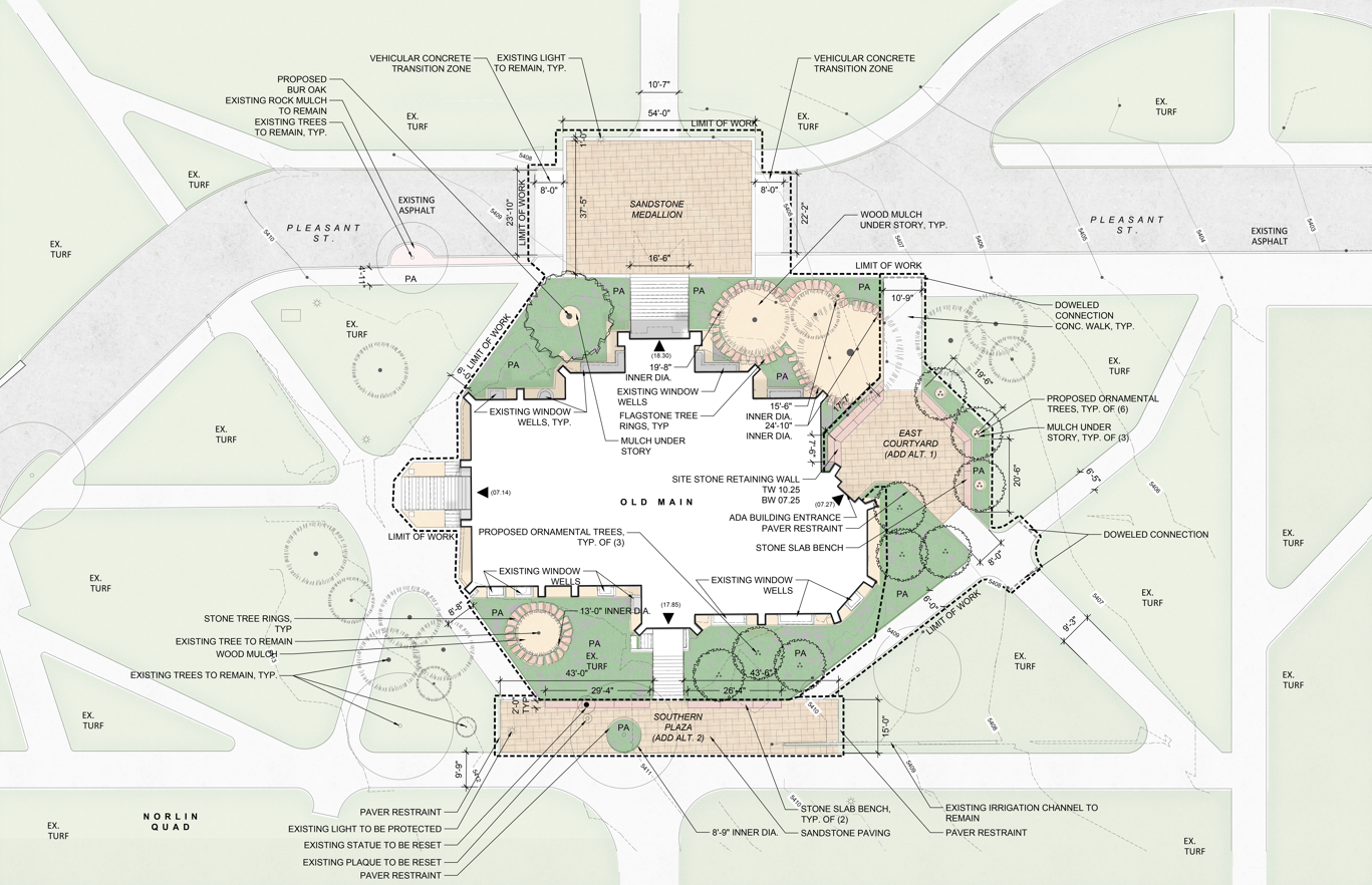 CU Boulder - Old Main Building Plaza
