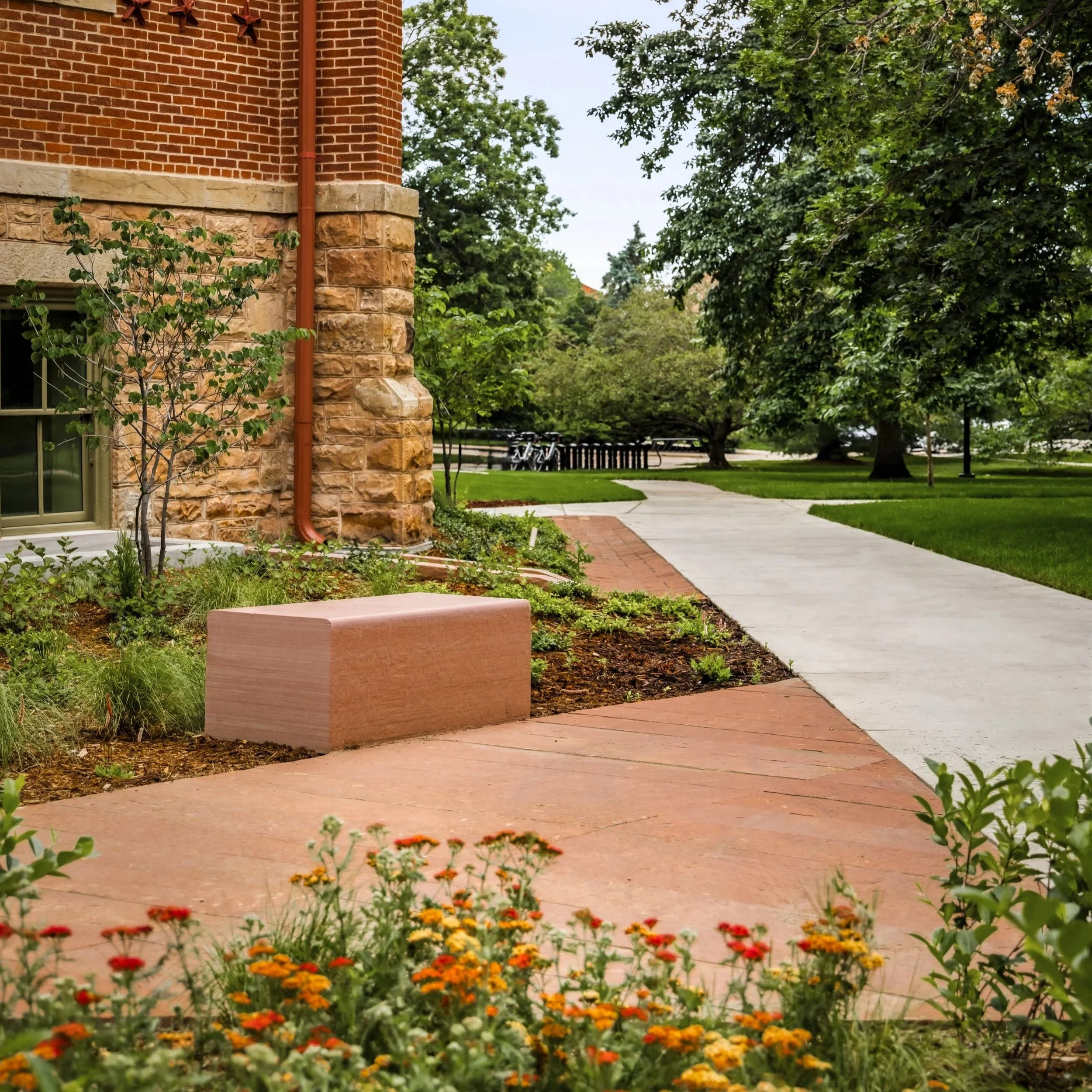 CU Boulder - Old Main Building Plaza