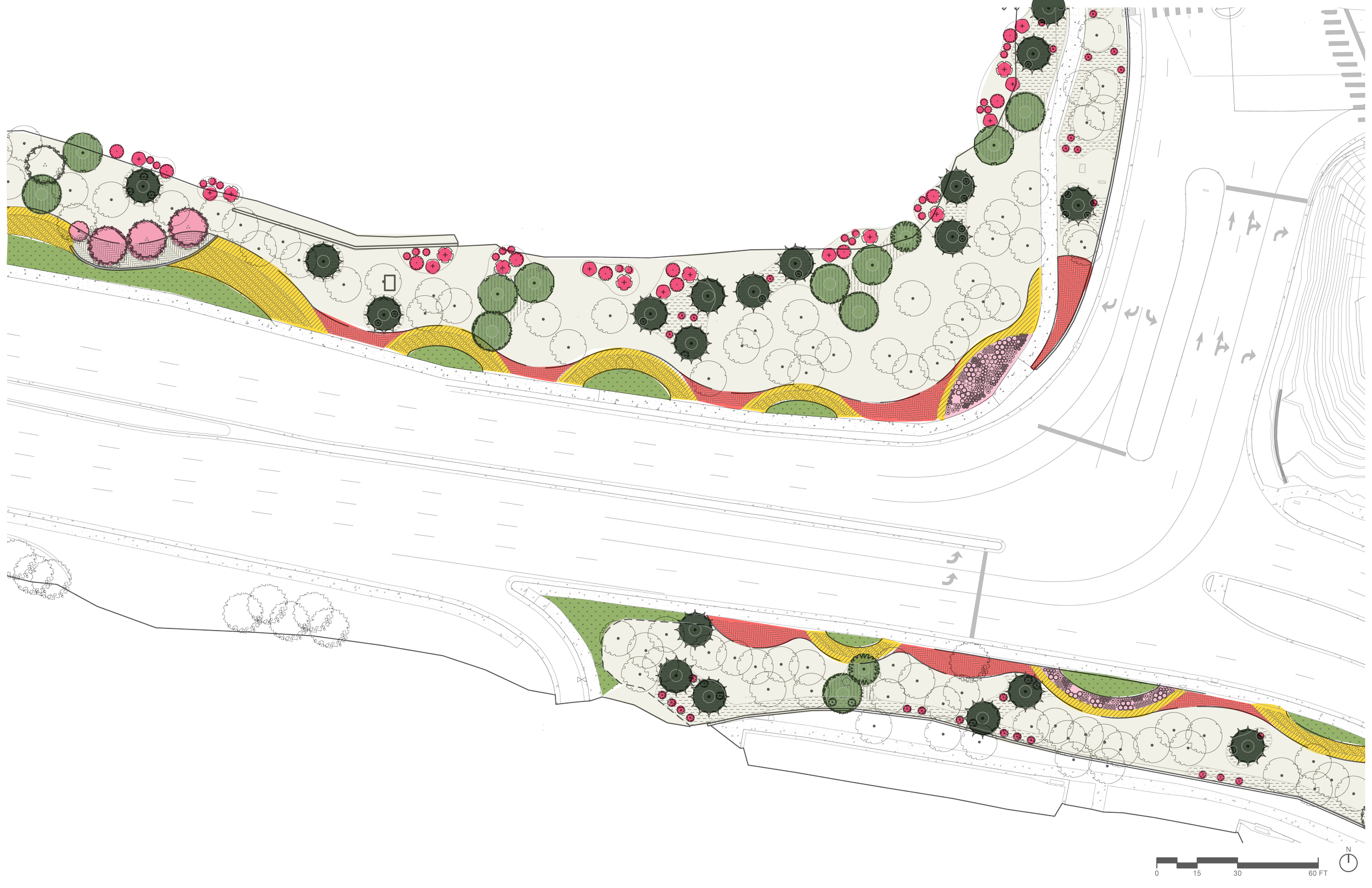 Diagram completed while employed at Wenk Associates