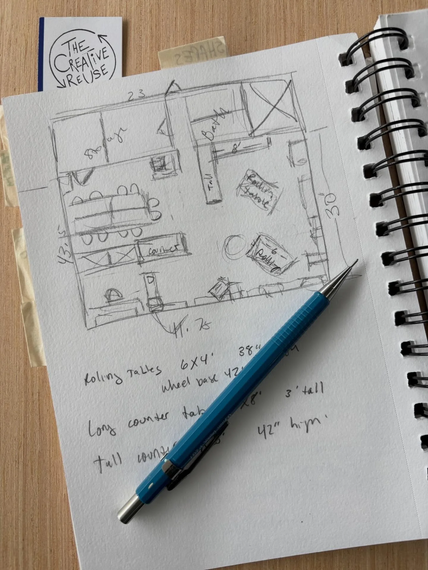 The top question we&rsquo;ve been getting lately is &ldquo;What is The Creative Reuse going to be?&rdquo;

We&rsquo;re going to be half secondhand art/craft supply shop and half creative community space.

A shop where you can treasure hunt through an
