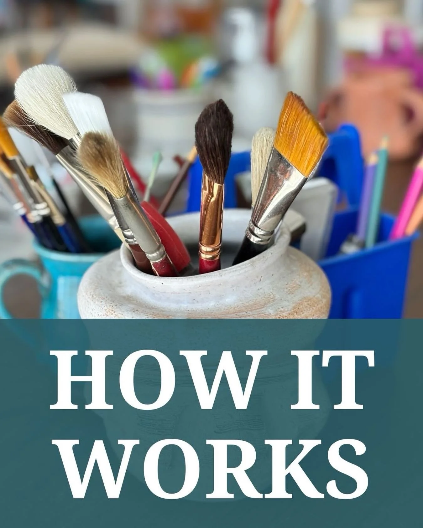 How Our Circular Supply Model Works:
We connect with people looking to clear out their studios, workshops, or creative stashes. We accept art supplies, craft materials, and interesting odds and ends, then resell them to local makers at prices signifi