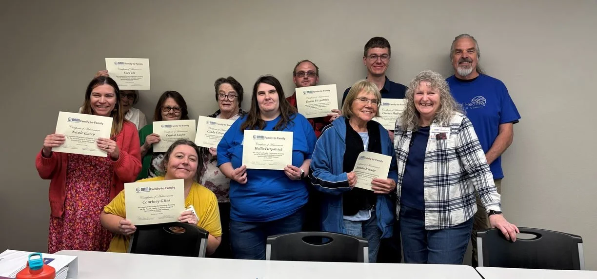 April’s NAMI Family-to-Family Education Training Group