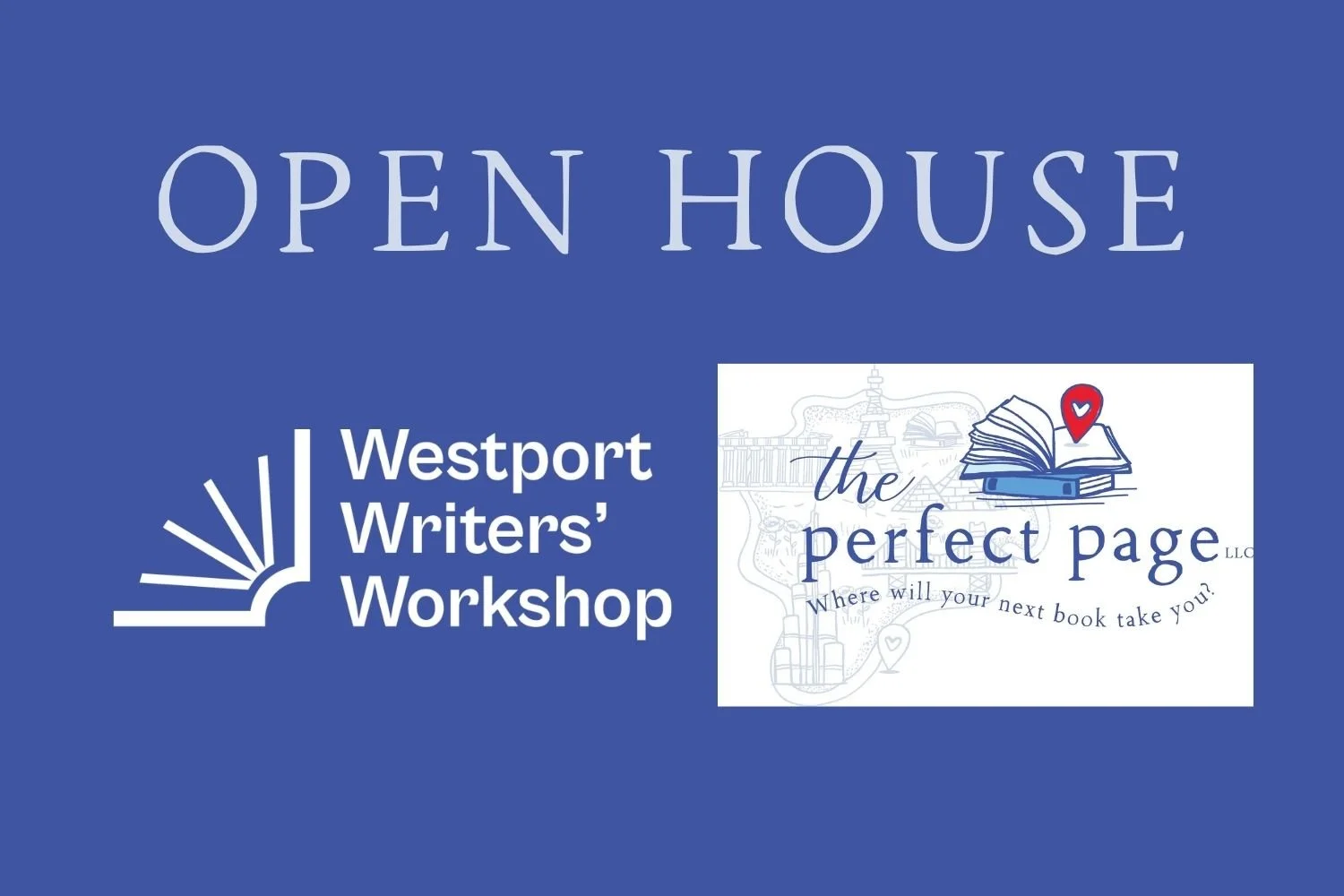 Westport Writers' Workshop Open House & Pop Up Bookshop