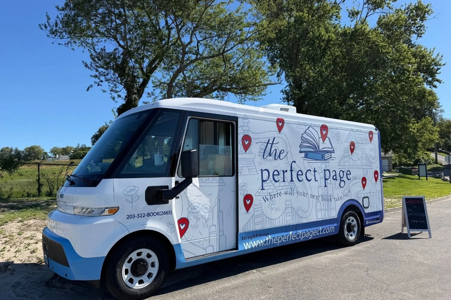 Book Truck at Sasco Beach