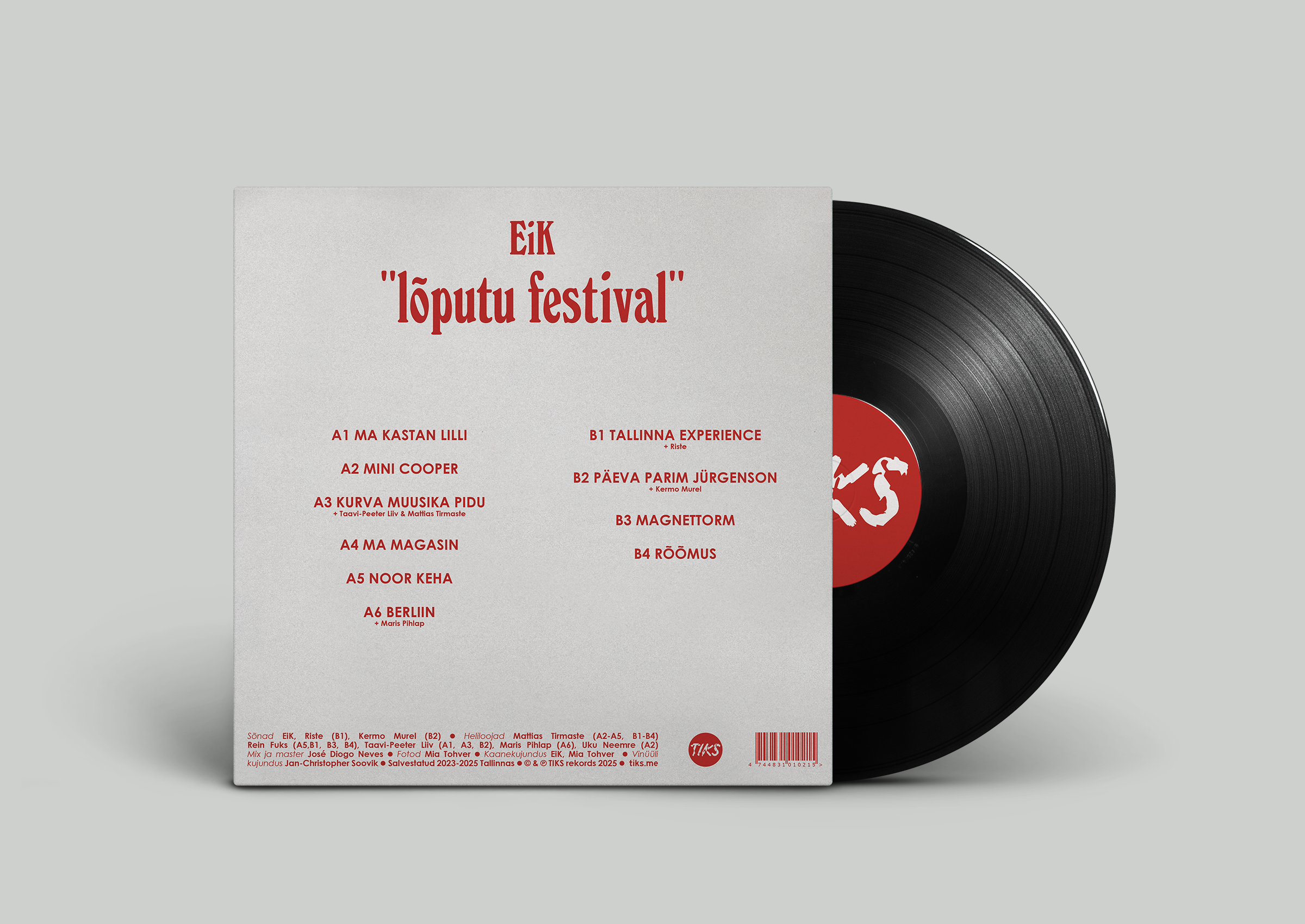 EiK 7. album "lõputu festival" vinüül