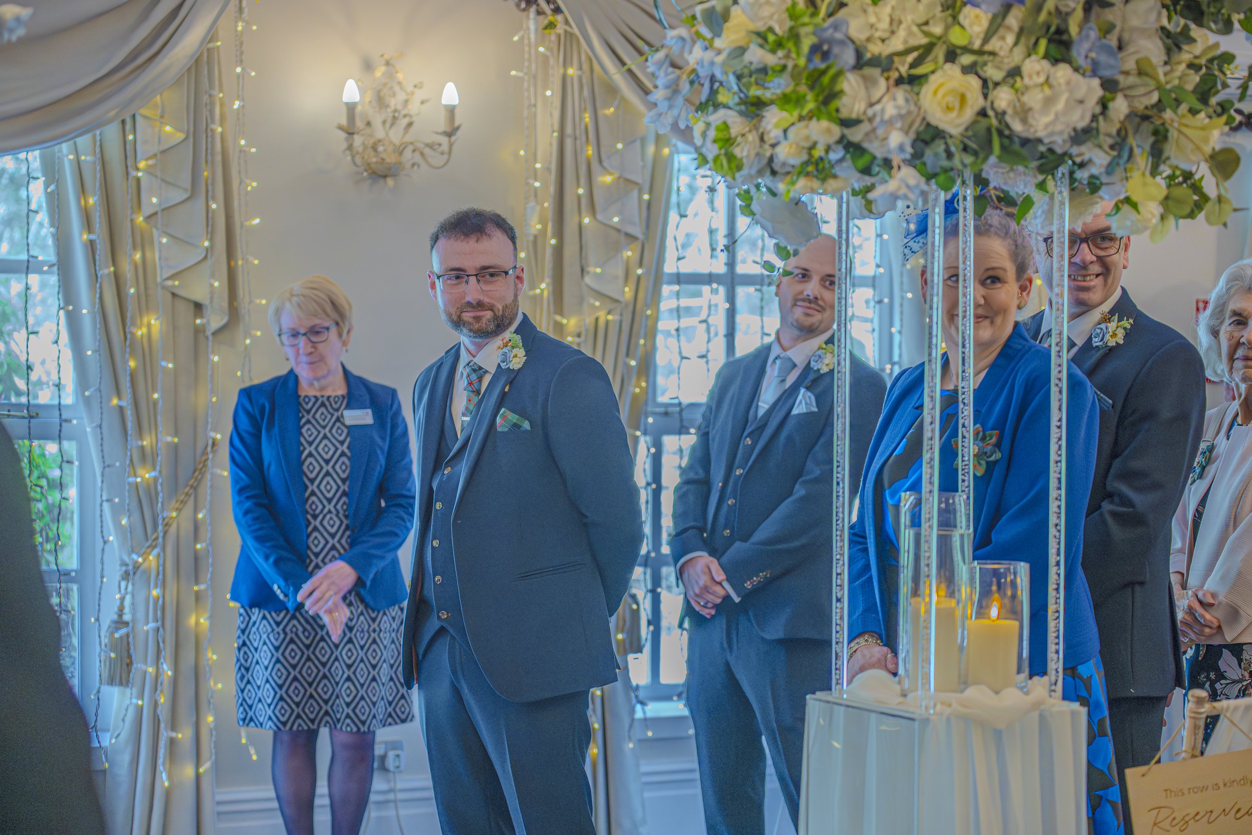 Candid wedding photographer at Singleton lodge country house hotel Lancashire