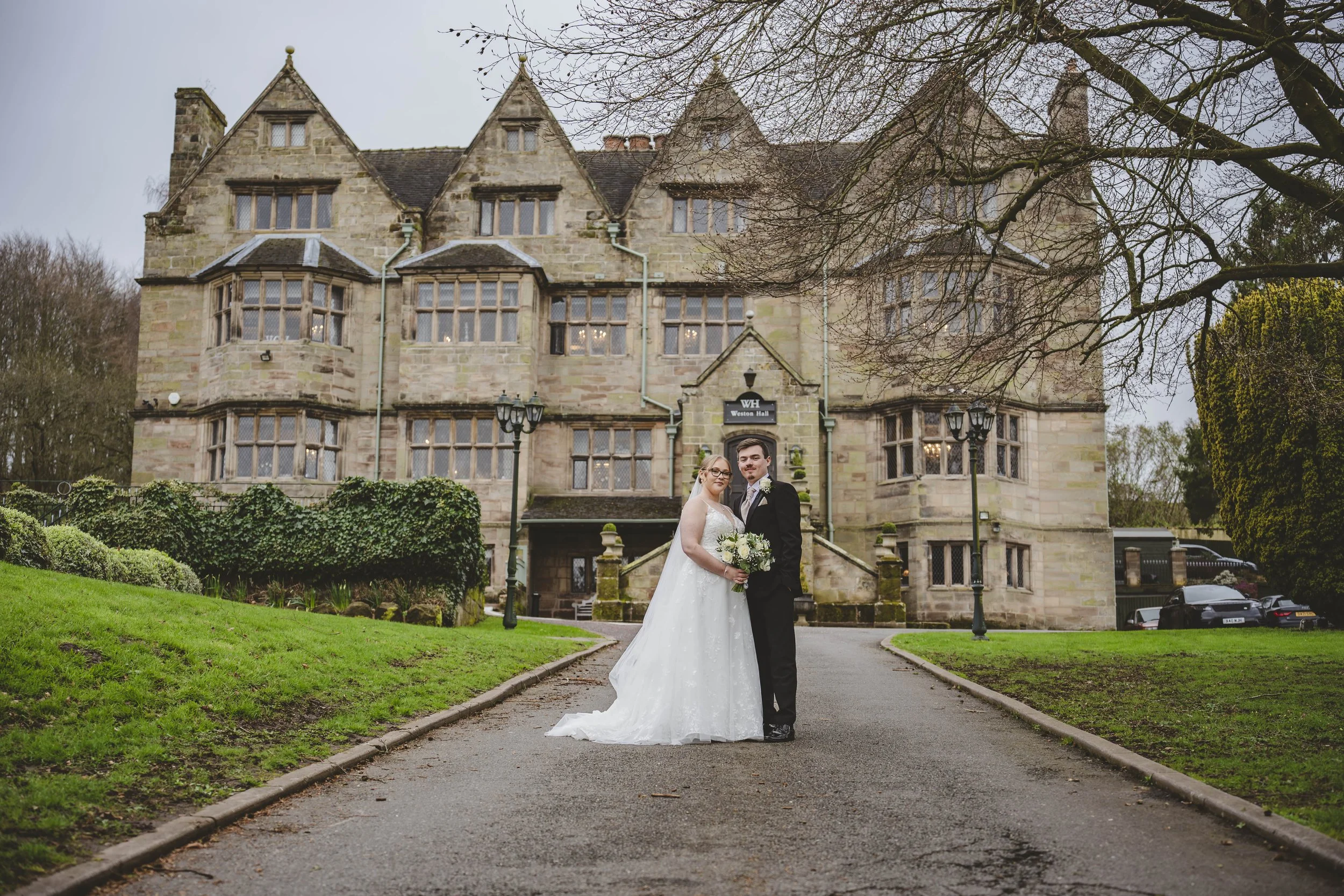 Documentary wedding photographer at Weston hall Stafford Staffordshire, candid couple moment in grade ii listed manor

Weston Hall's Grade II listed Staffordshire manor house brings centuries of character to every wedding day. Documentary photography