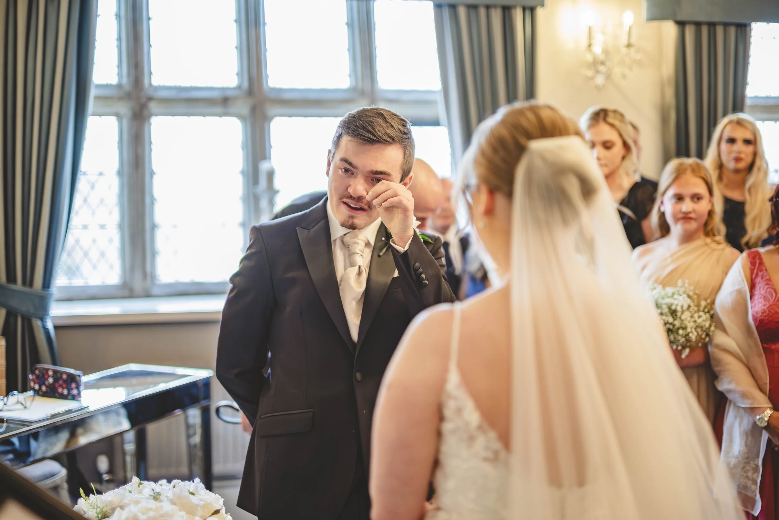 Documentary wedding photographer at Weston hall Stafford Staffordshire, candid couple moment in grade ii listed manor

Weston Hall's Grade II listed Staffordshire manor house brings centuries of character to every wedding day. Documentary photography