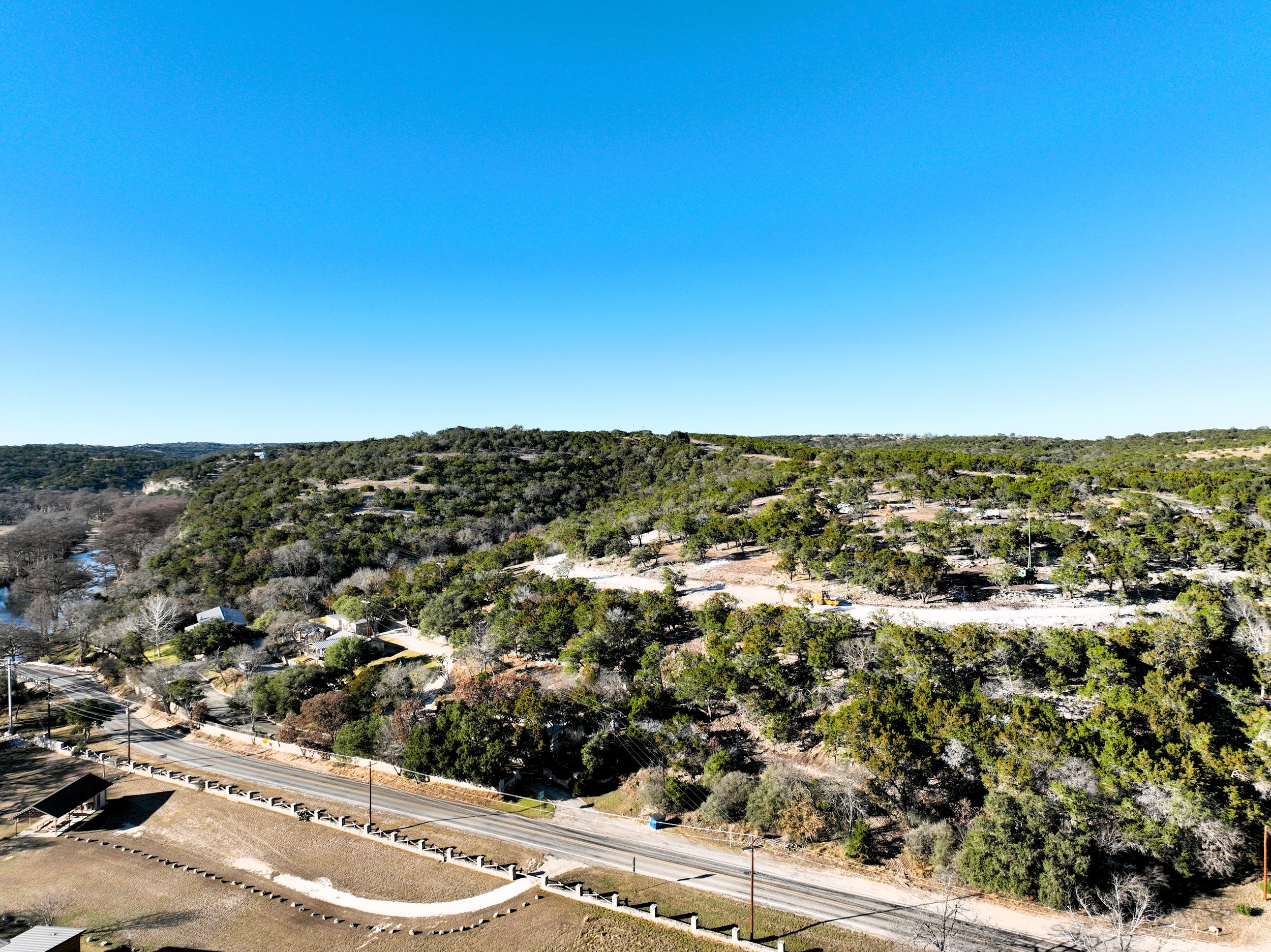 Across the Road showing River to Cabin Perspective.JPG