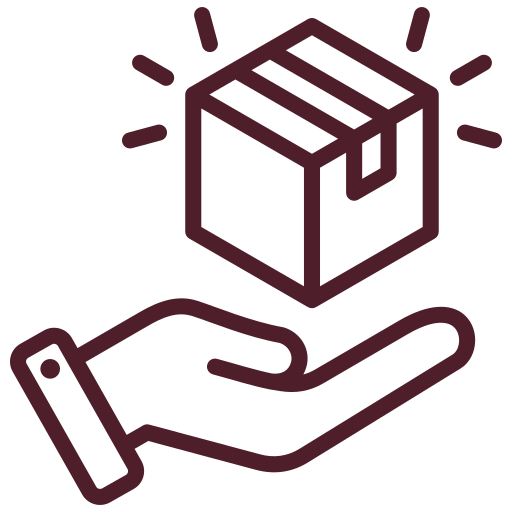 Mano sosteniendo una estrella brillante en un estilo de línea simple.