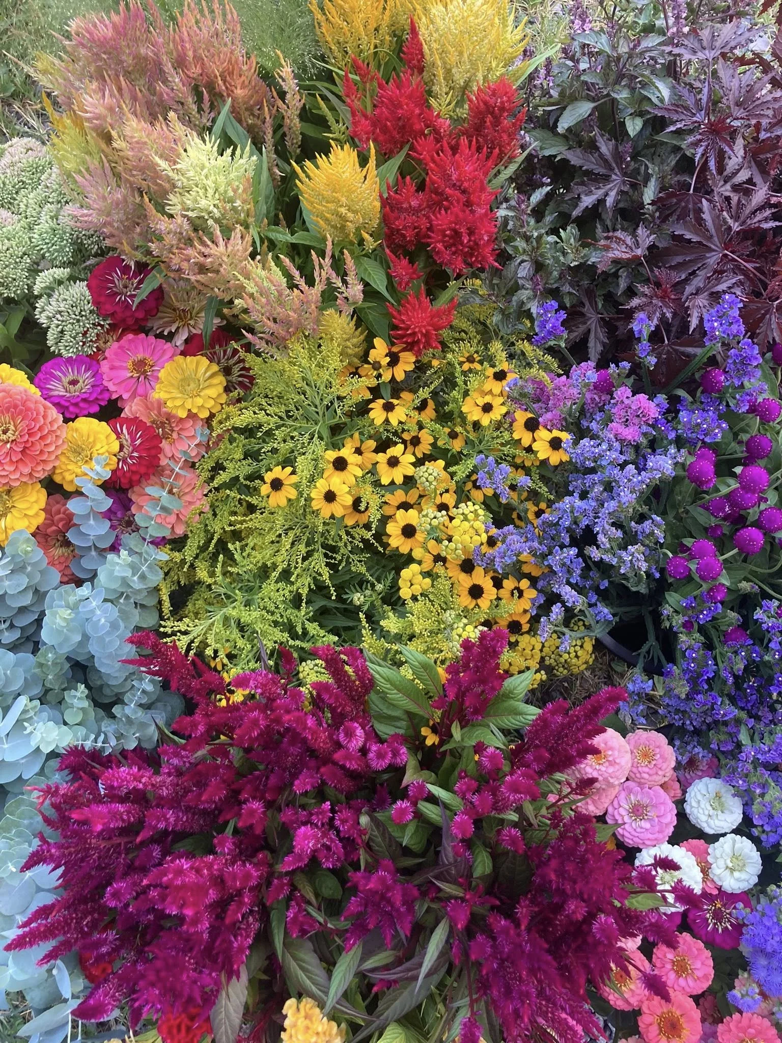 Bulk Flowers at Country Joy Flowers u-pick farm in Central PA.