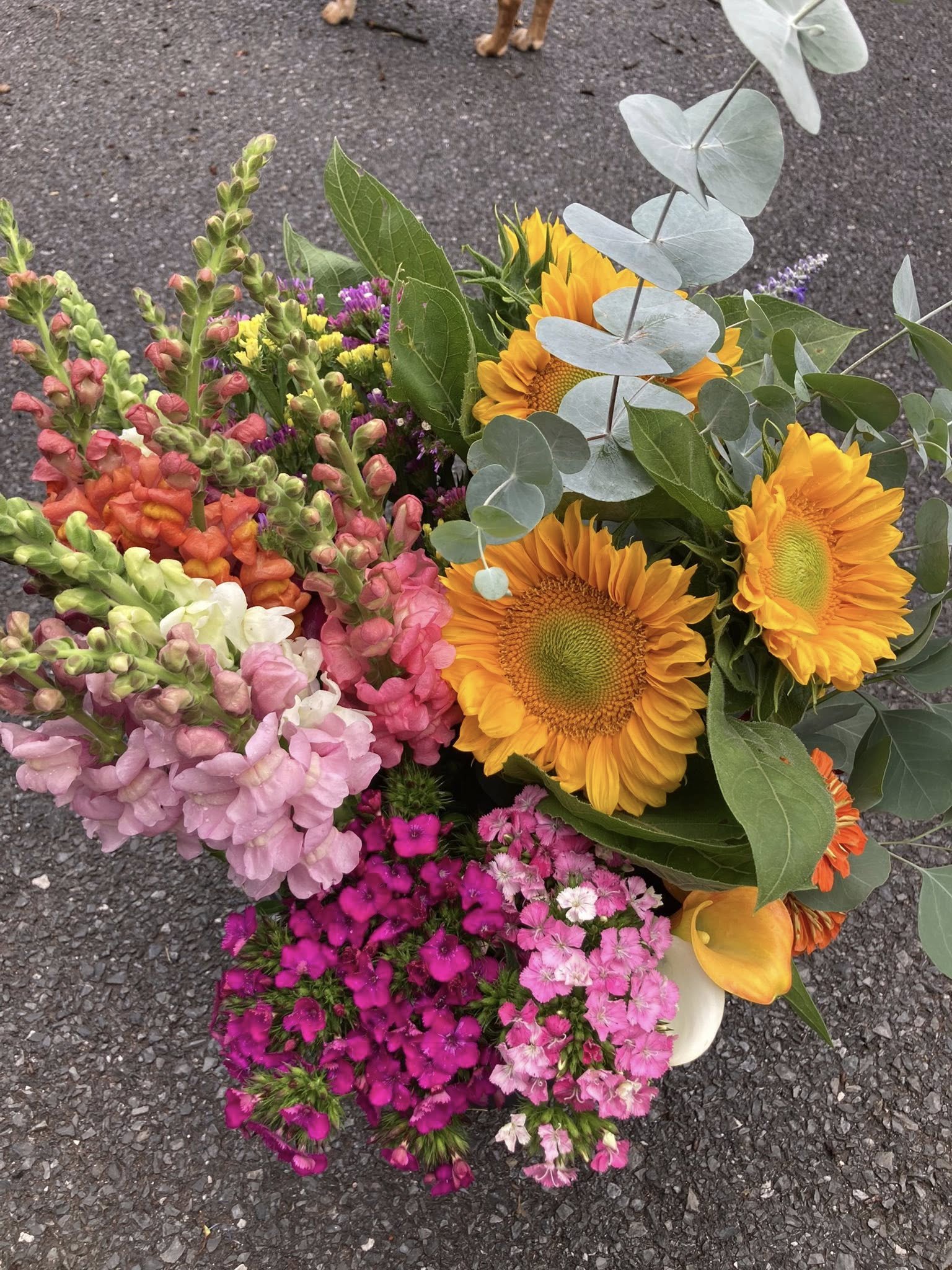 Country Joy Flowers u-pick bucket