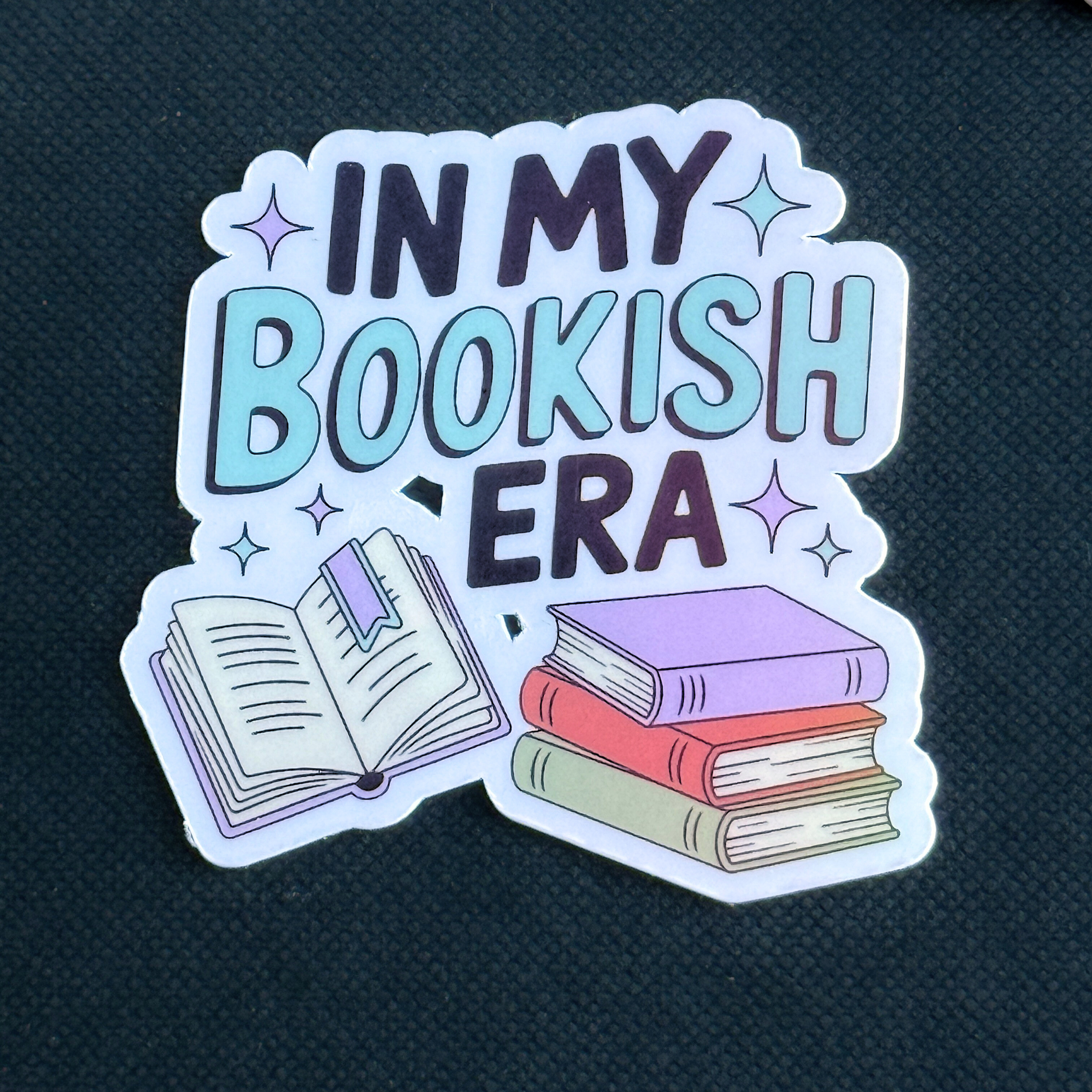 In My Bookish Era Holographic Sticker – 2 Inch