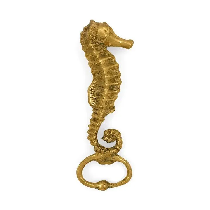 Seahorse Bottle Opener in Gold