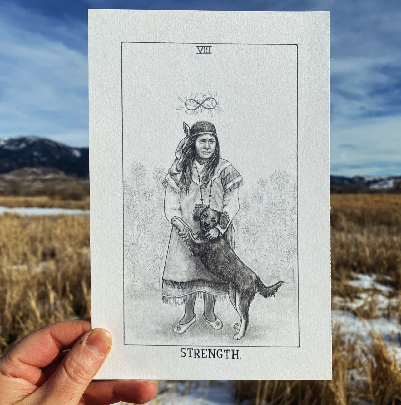 Strength Tarot Print