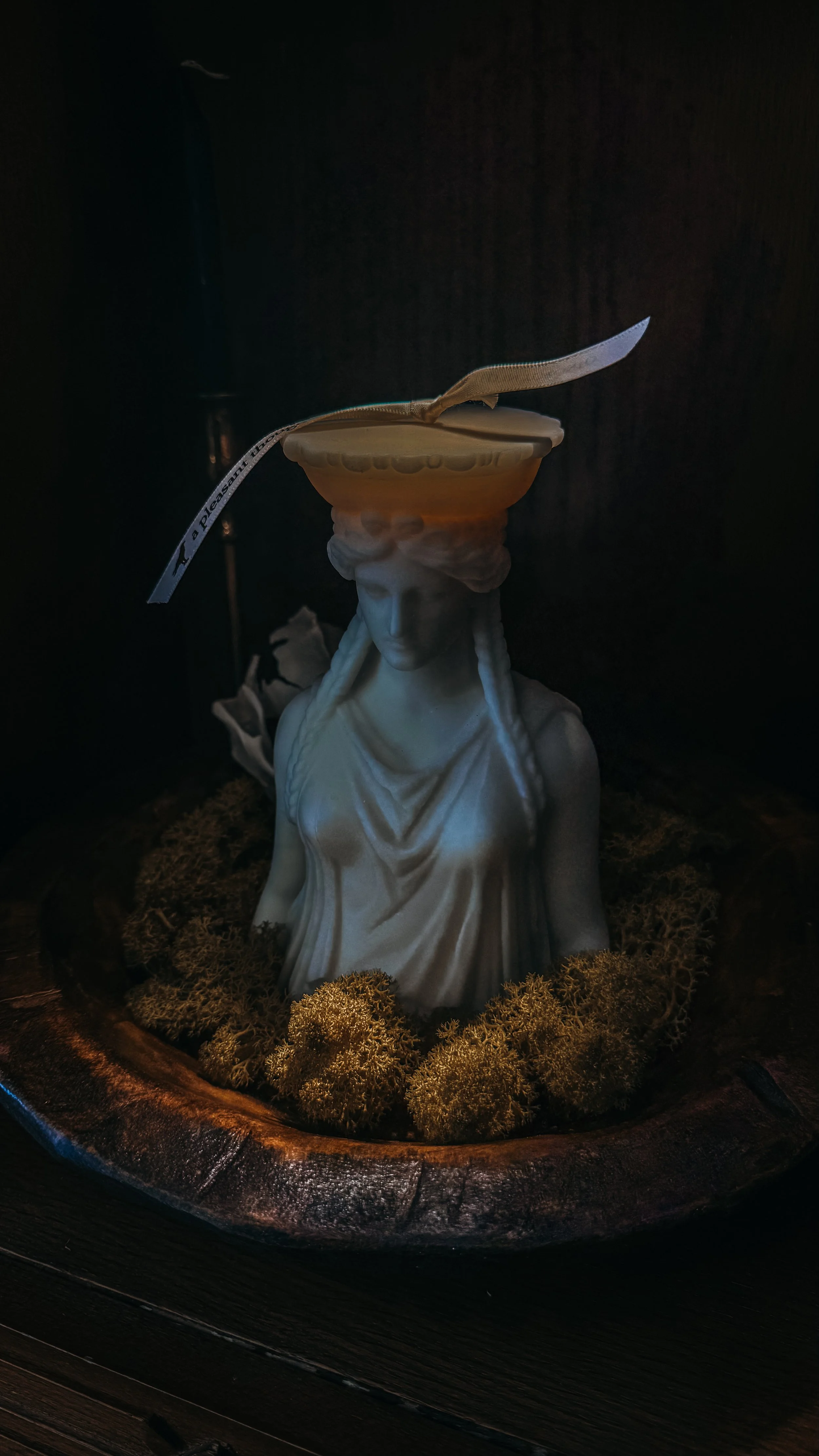 Caryatid Figure Candle
