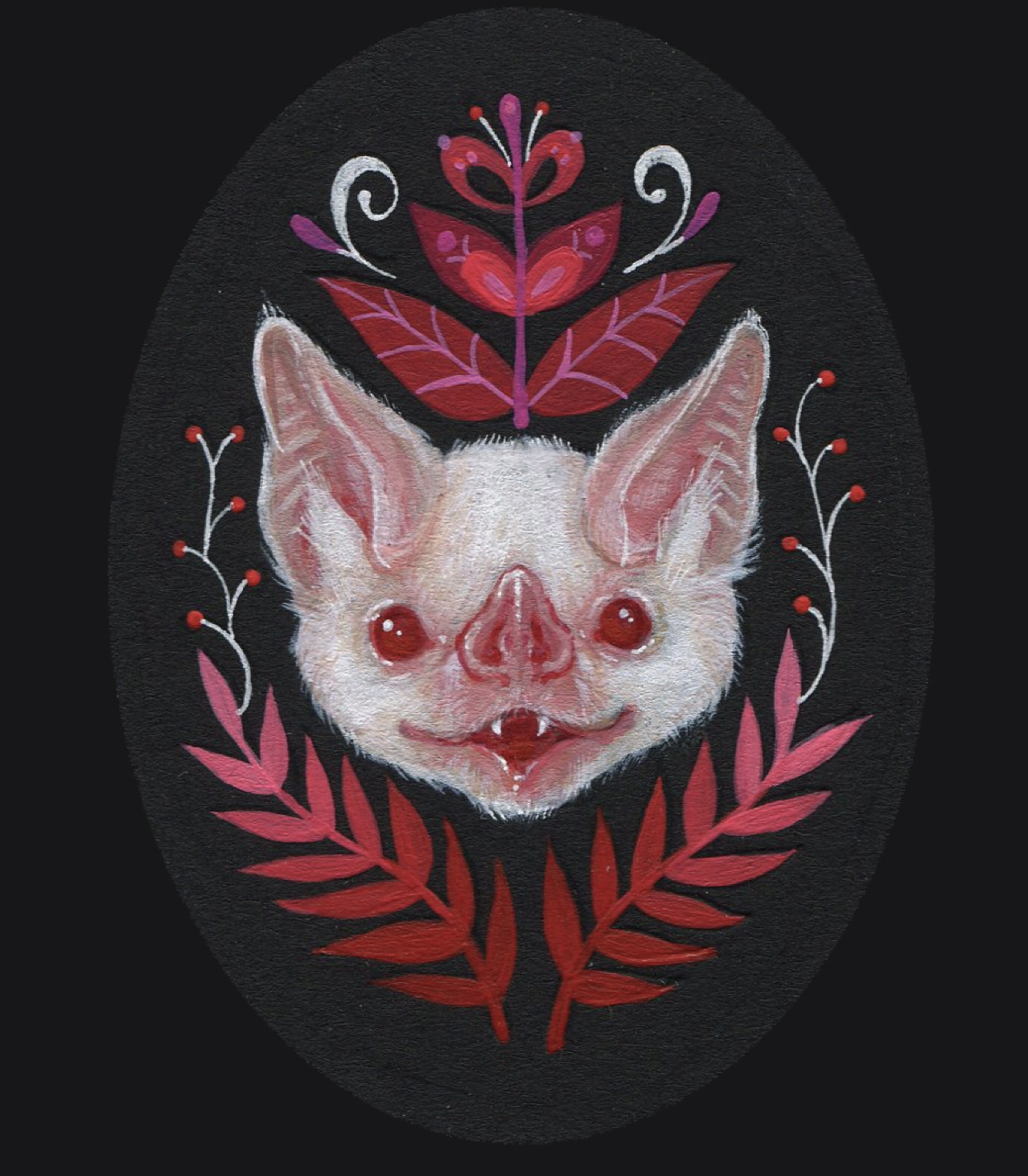 Pinky Bat Print