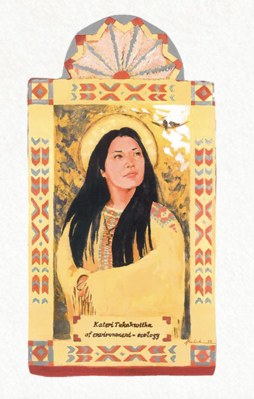 St. Kateri Pocket Saint