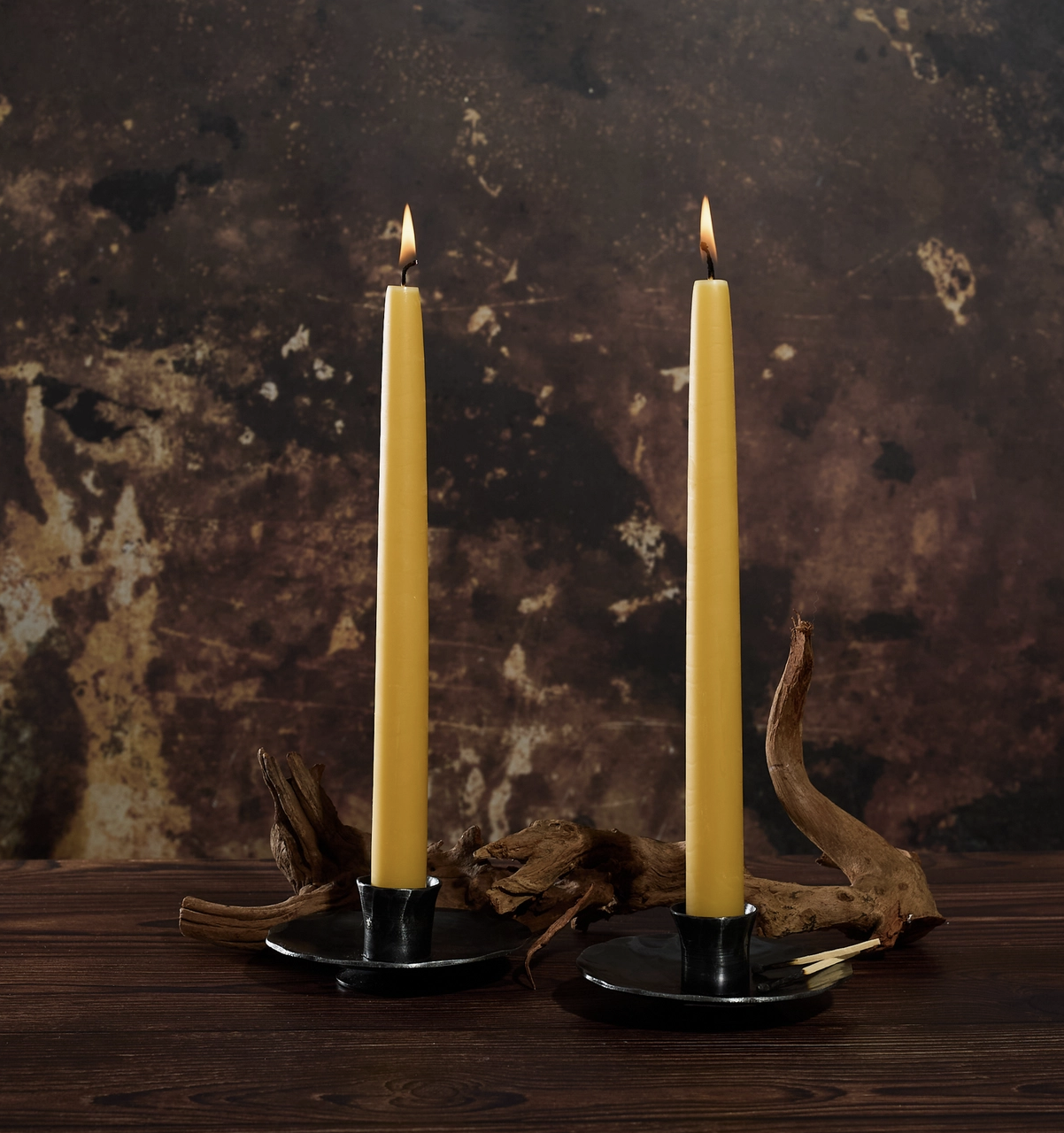Beeswax Taper Candles