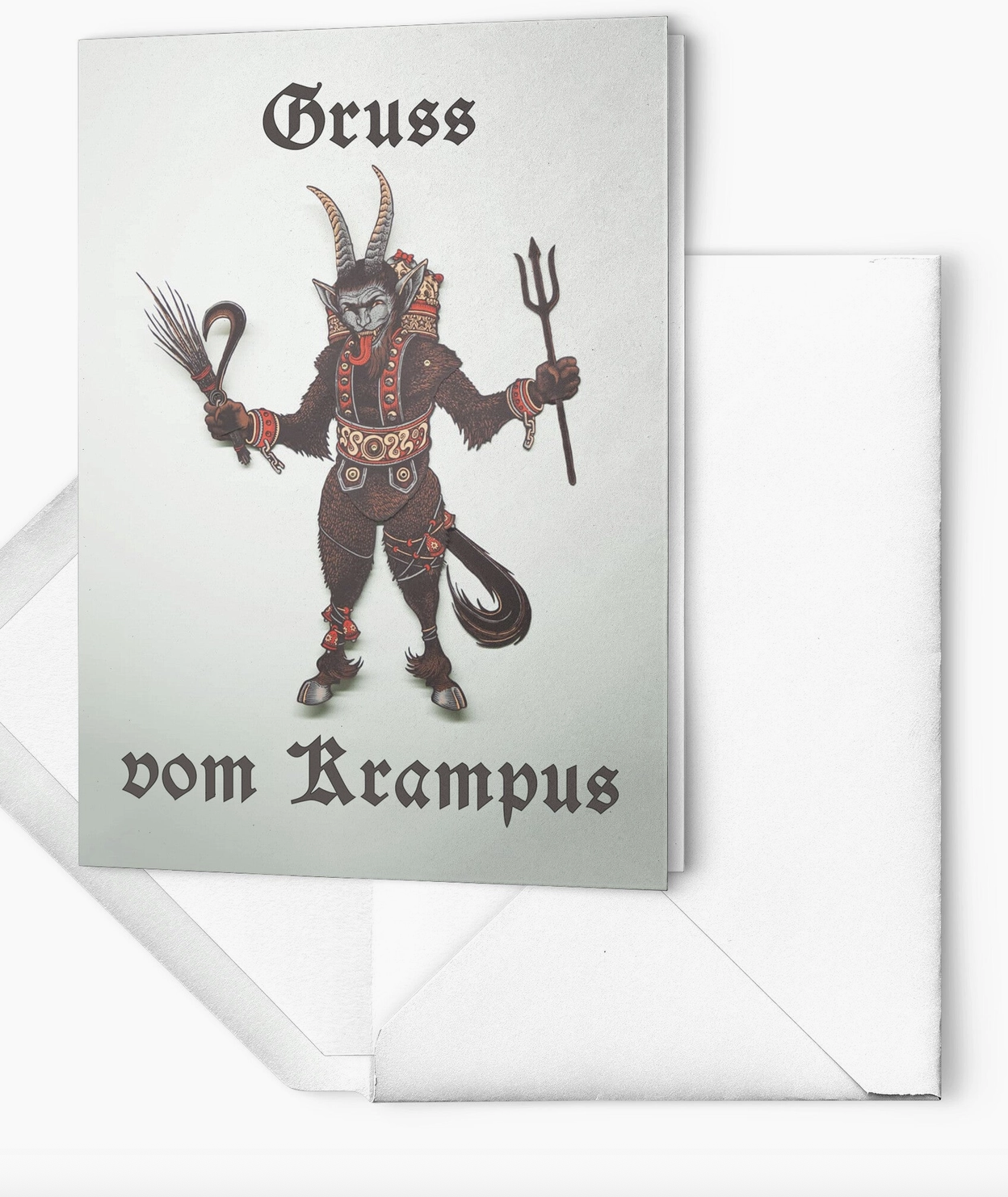 Krampus Holiday Card