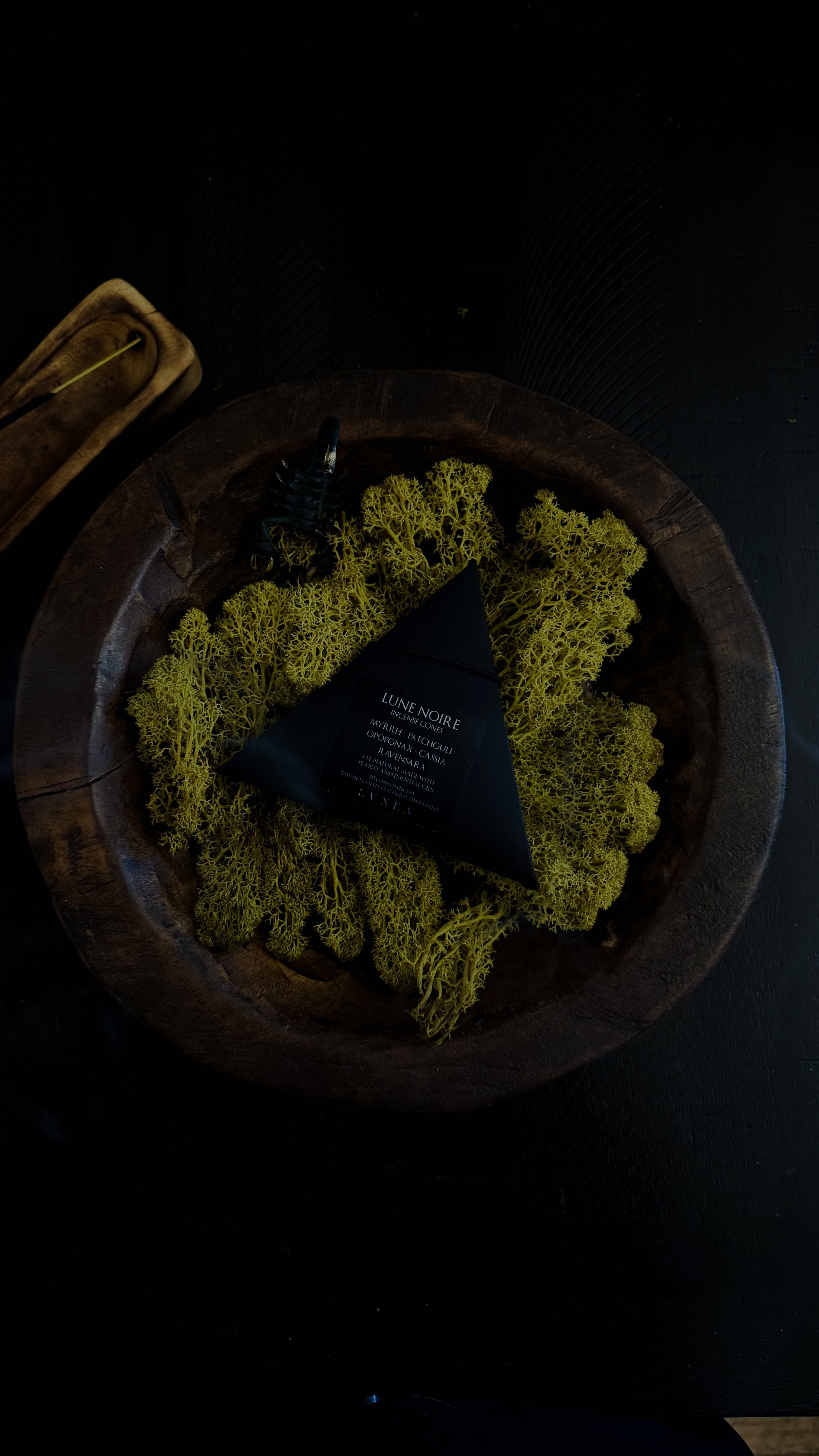 LUNE NOIRE | Naturally-scented Incense Cones