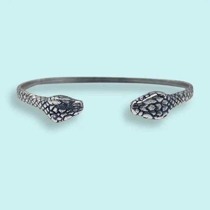 Snake Cuff Bracelet Silver.jpg