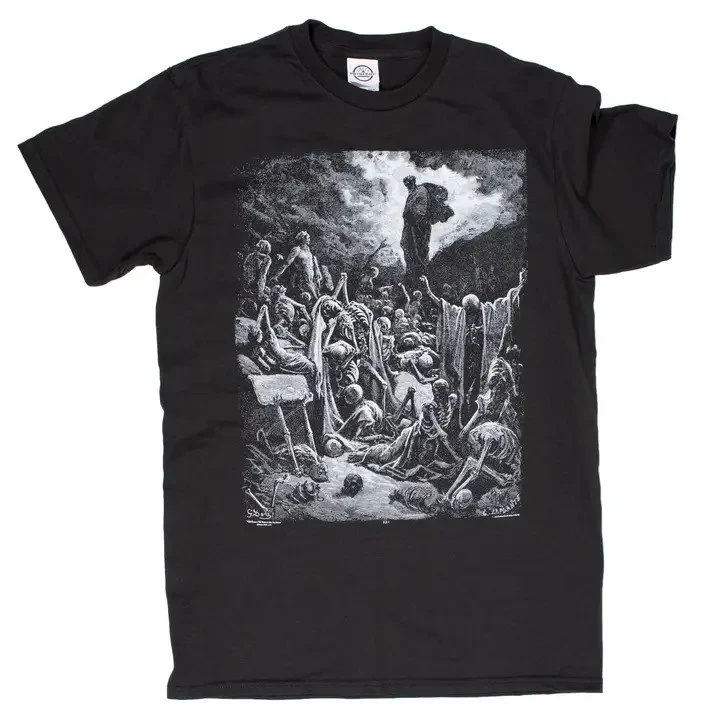 Gustave Dore, "the Vision of the Valley of the Dry Bones" T-Shirt