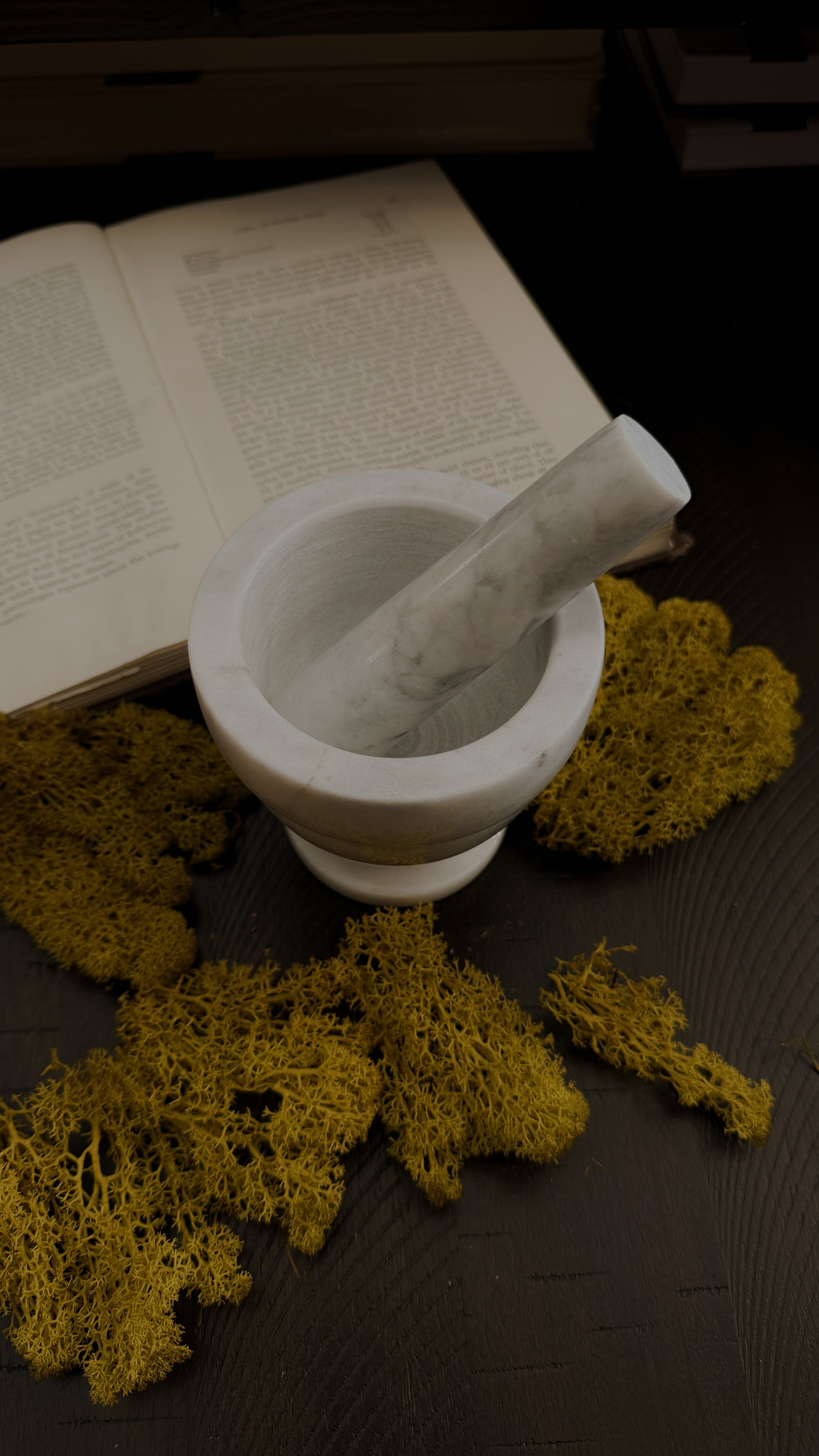 White Marble Mortar & Pestle