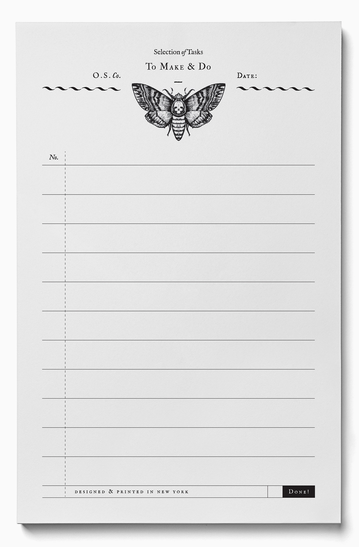 Moth Notepad