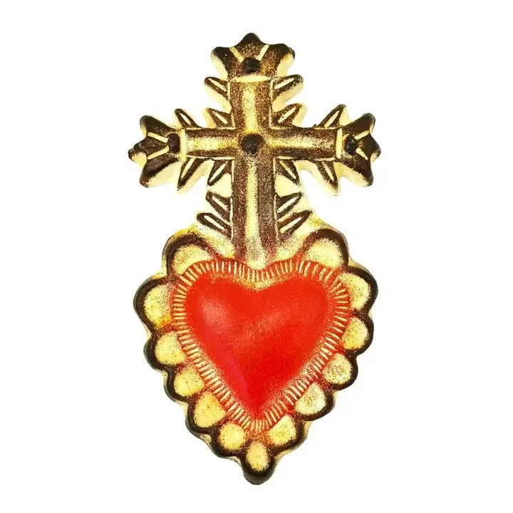 Pottery Heart with Spiked Cross.jpg