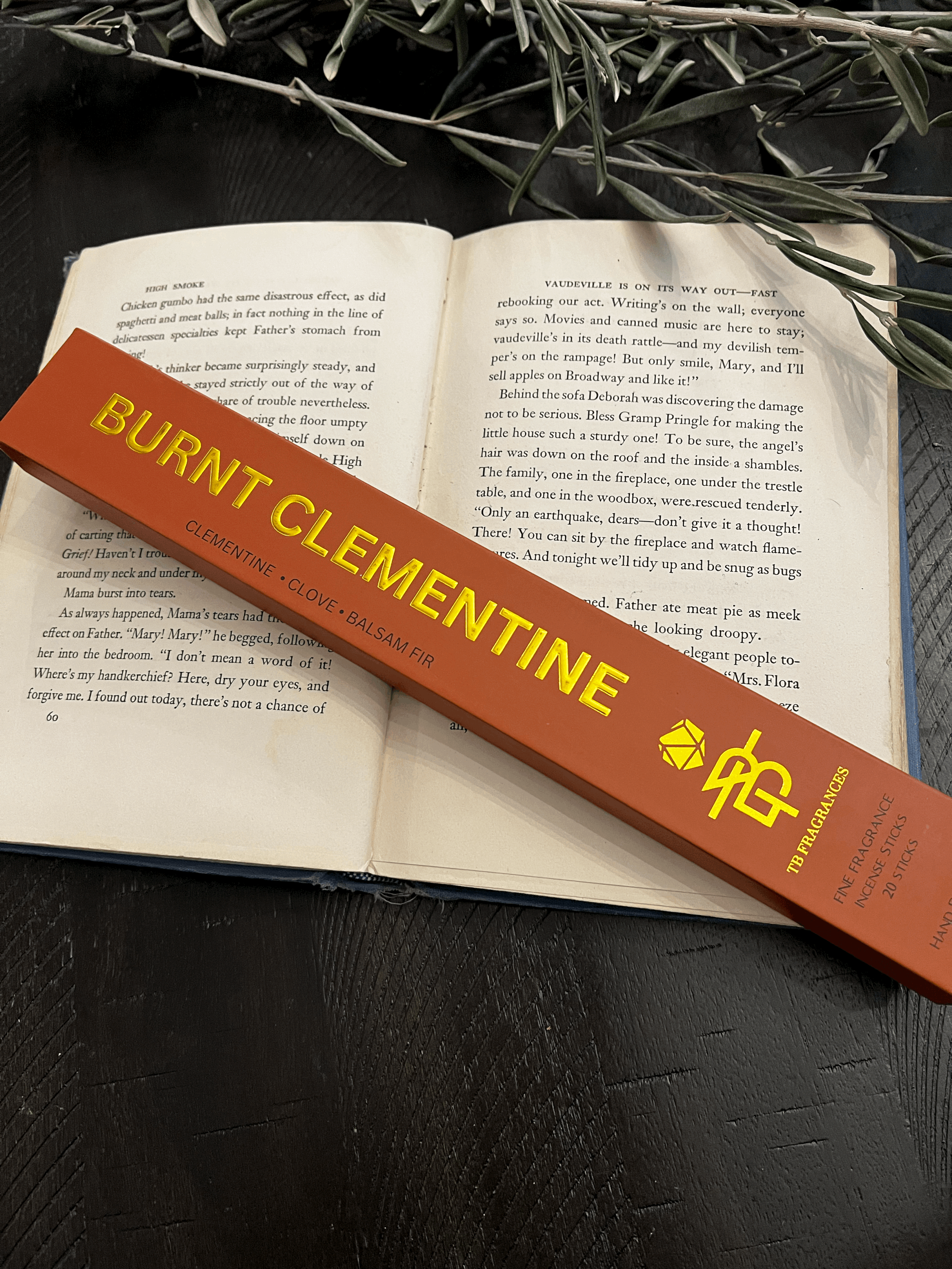 Spiced Citrus Incense – Burnt Clementine